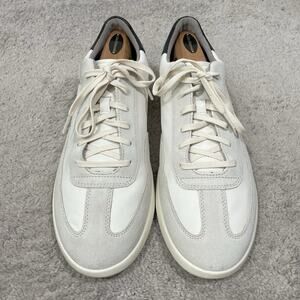 Cole Haan Grand Crosscourt Ivory Leather Sneakers Men Size 12 M Shoes C29728